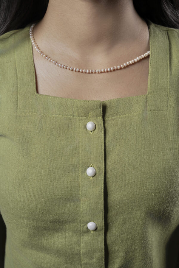 olive pearl top