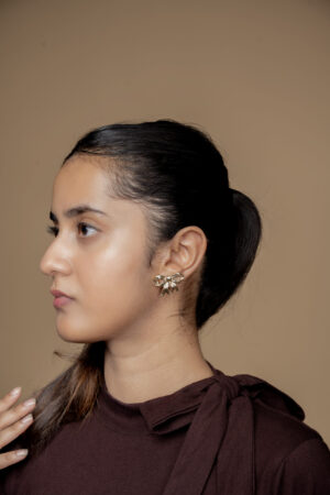 chocolate bow tie ribbed top