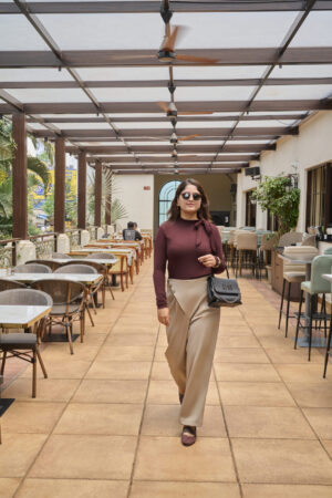 light mocha flap pants