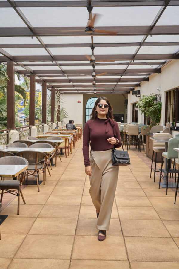 light mocha flap pants