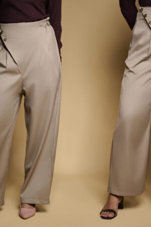 light mocha flap pants
