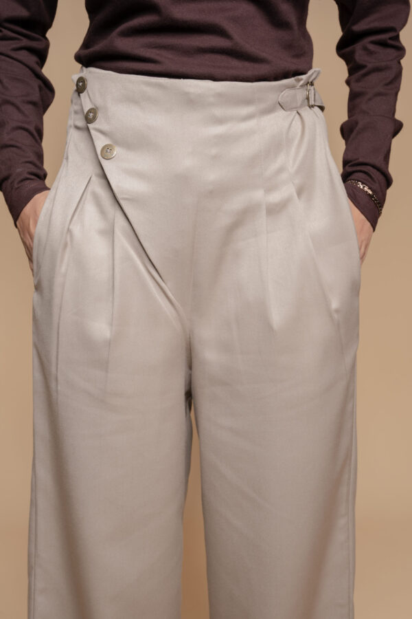 light mocha flap pants
